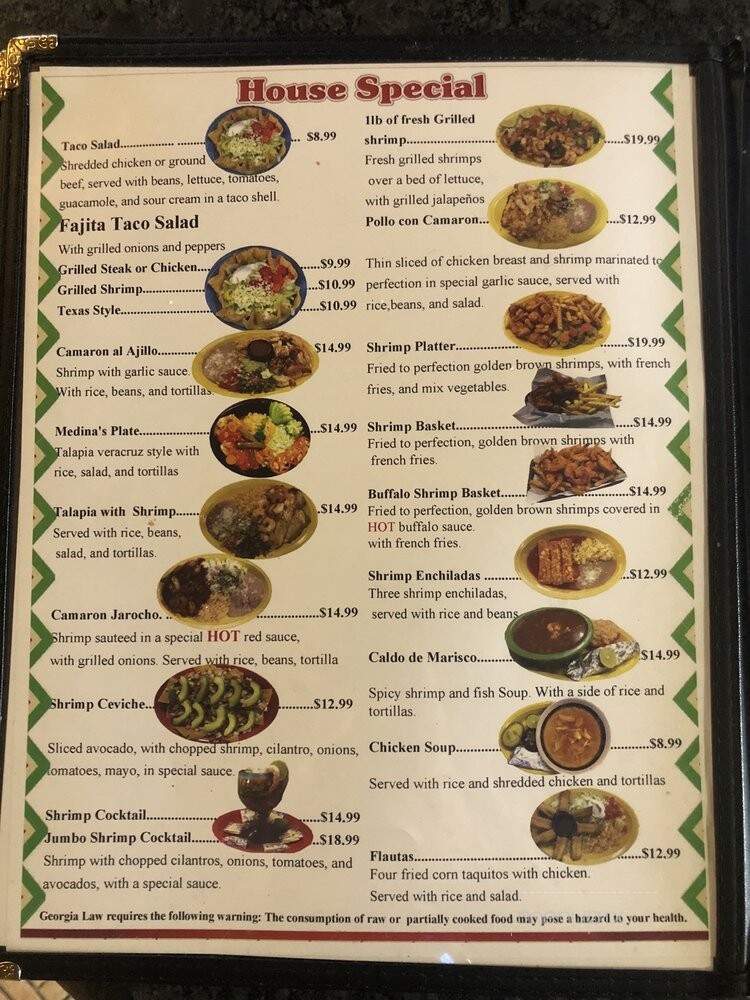 5 de Mayo - Brunswick, GA menu_pic