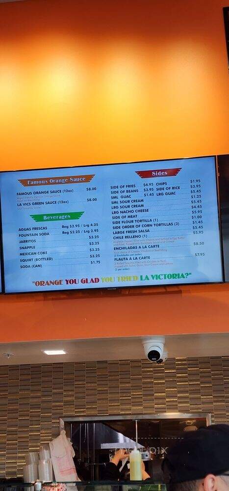 La Victoria - Hayward, CA menu_pic