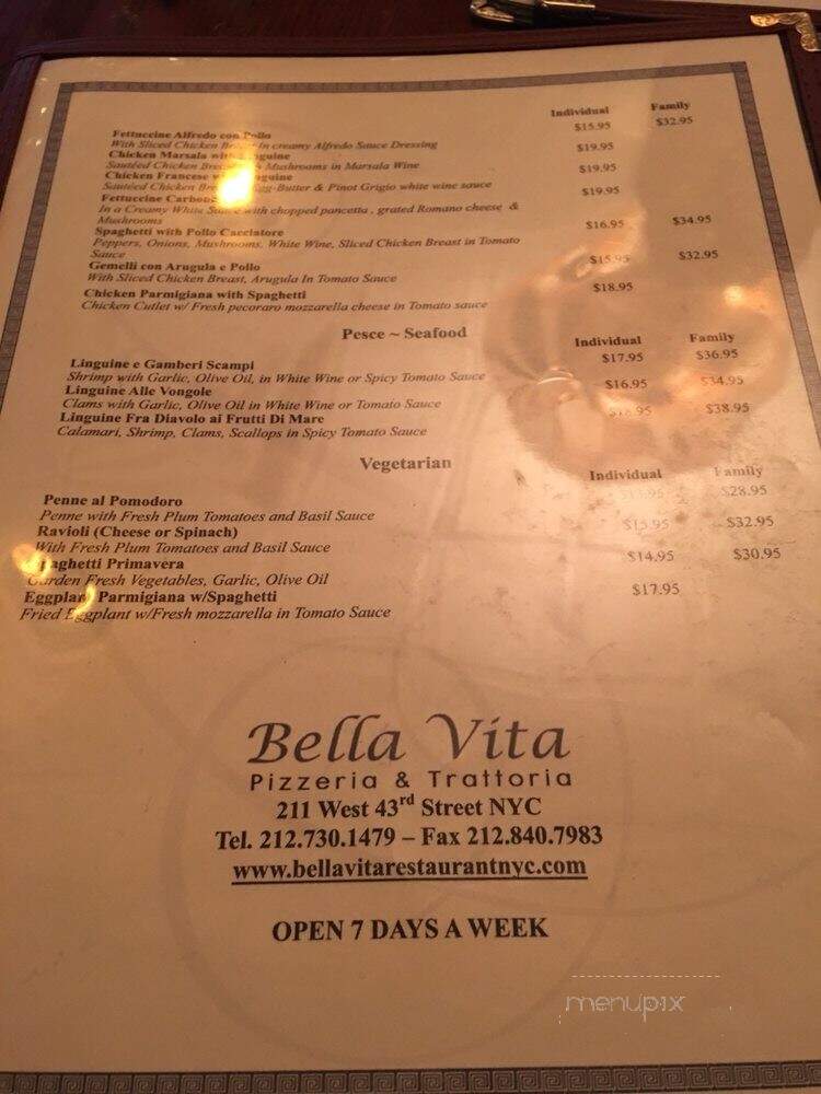 Bella Vita Pizzeria - New York, NY