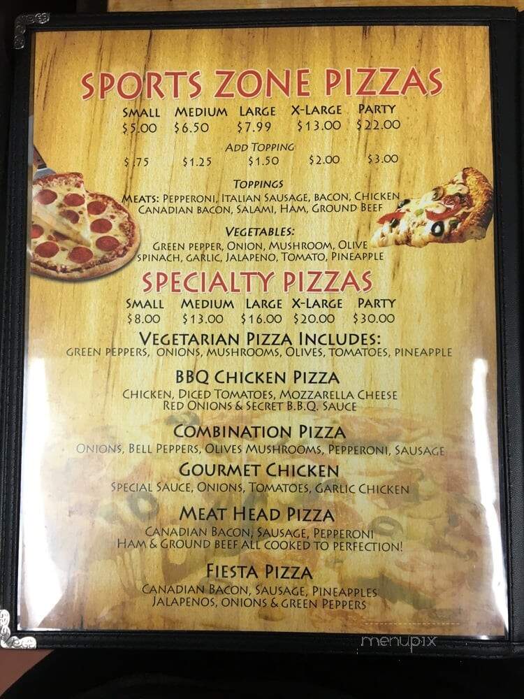 Sports Zone Pizza Grill & Bar - Fontana, CA