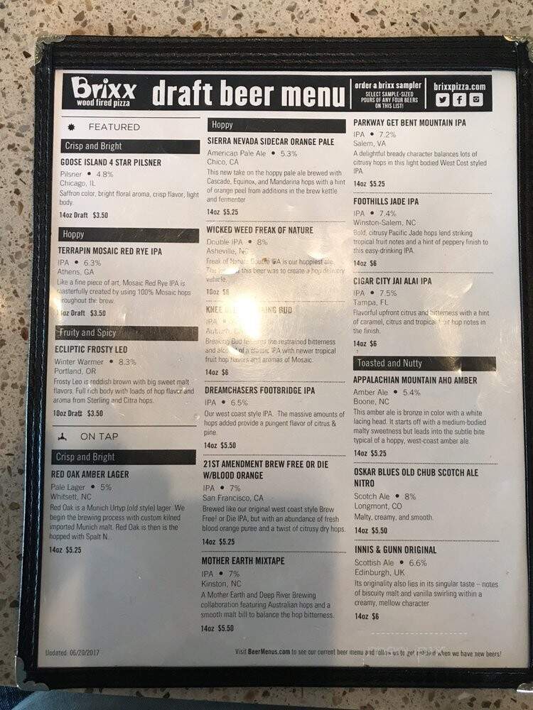 Brixx Wood Fired Pizza - Cary, NC