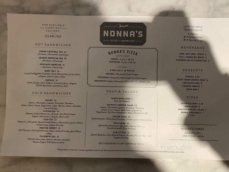 Nonna's Sandwiches and Sundries - Chicago, IL