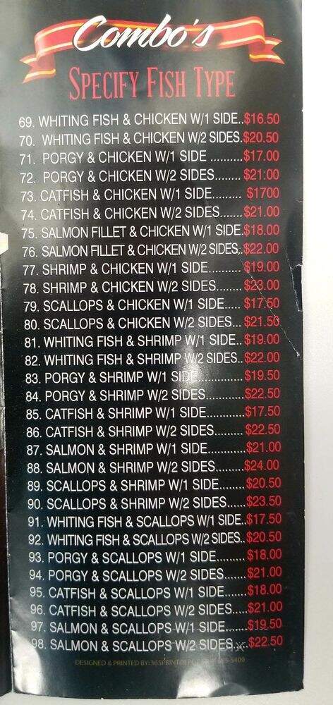 House Of Seafood Express - New York, NY menu_pic