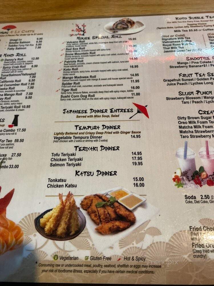 Koto Grill & Sushi & Lounge - Salem, MA