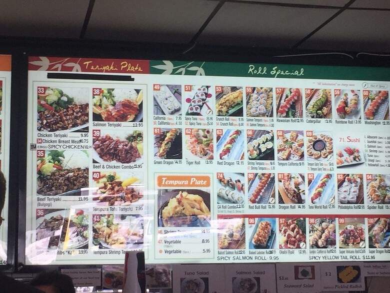 Sushi and Teriyaki - Los Angeles, CA menu_pic
