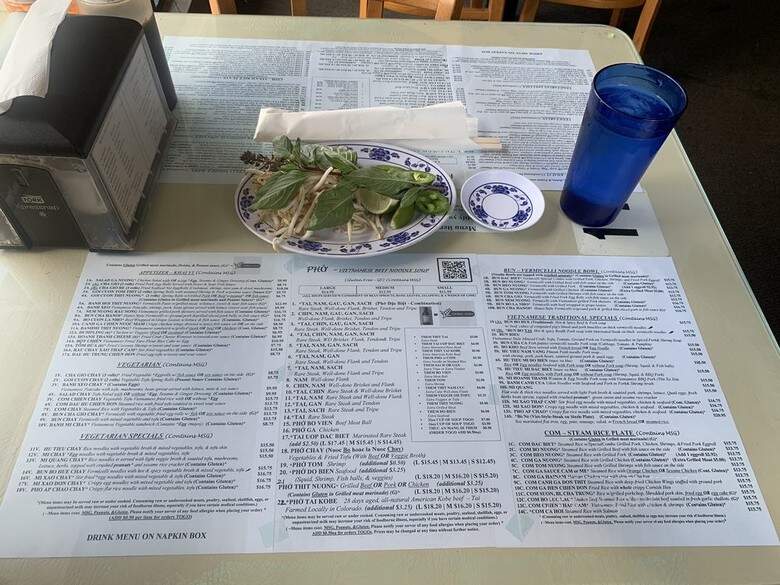 Pho Duy 6 Inc. - Broomfield, CO menu_pic