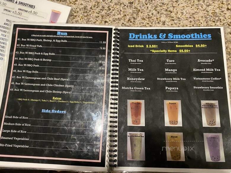 Pho T - Sunrise Manor, NV menu_pic