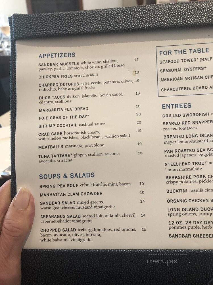 Sandbar - Cold Spring Harbor, NY menu_pic