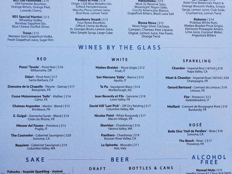 801 Fish - Clayton, MO menu_pic