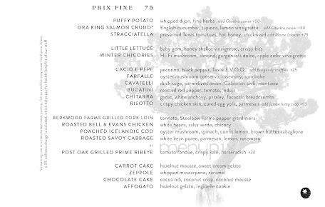 Juniper - Austin, TX menu_pic