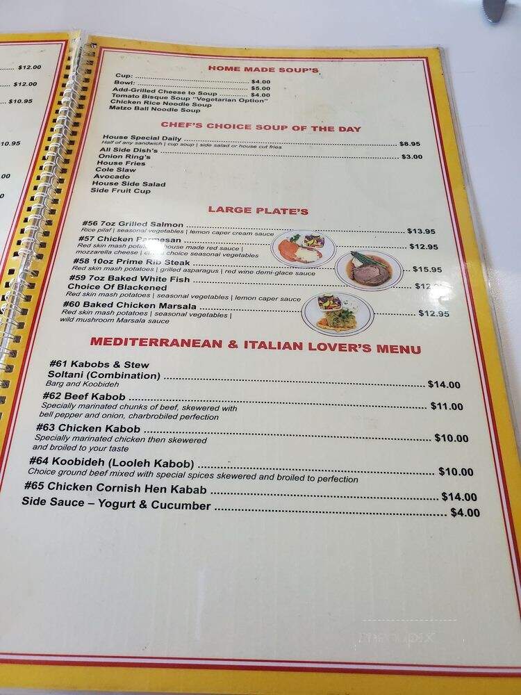 Joe K's Deli - Vernon, CA menu_pic