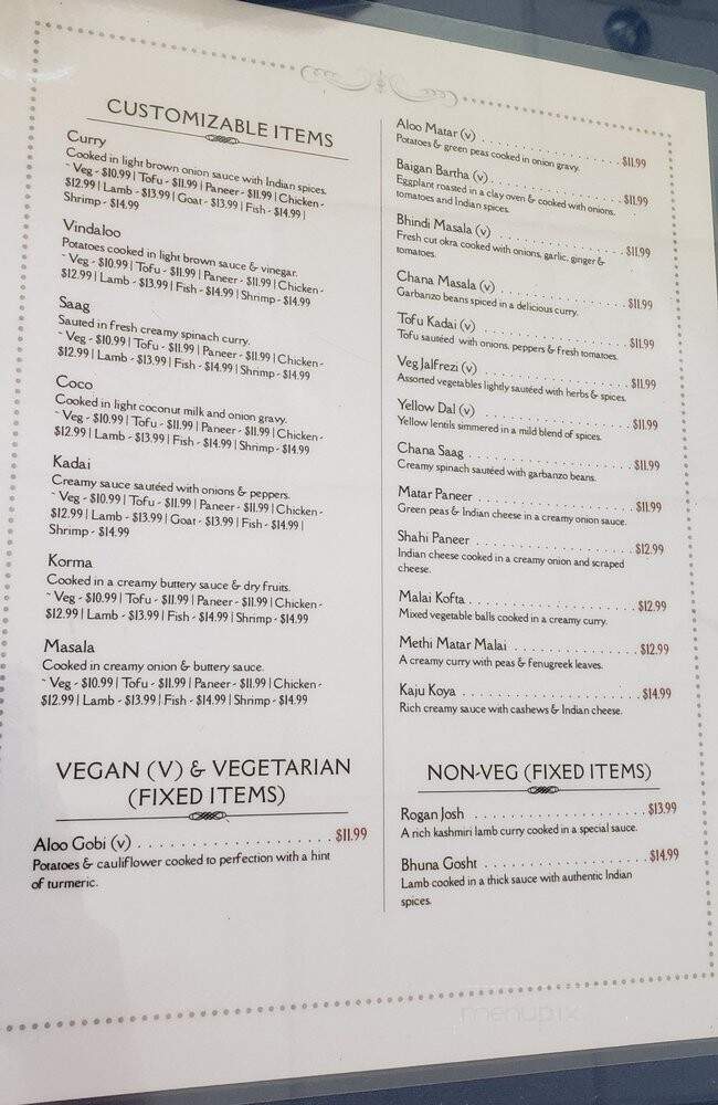 Curry King - Los Angeles, CA menu_pic