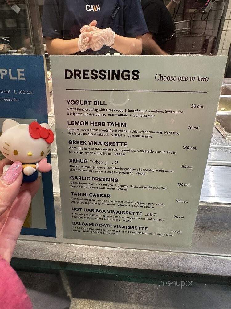 Cava Grill - Los Angeles, CA menu_pic