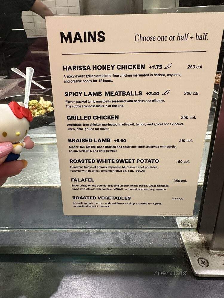 Cava Grill - Los Angeles, CA menu_pic