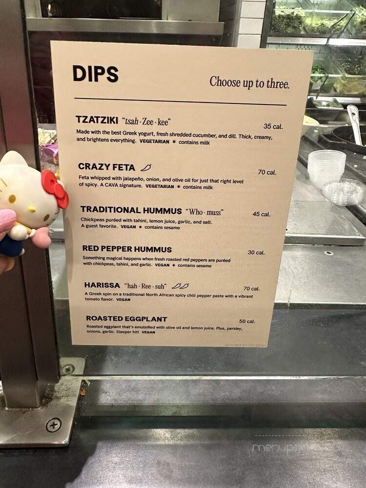 Cava Grill - Los Angeles, CA menu_pic