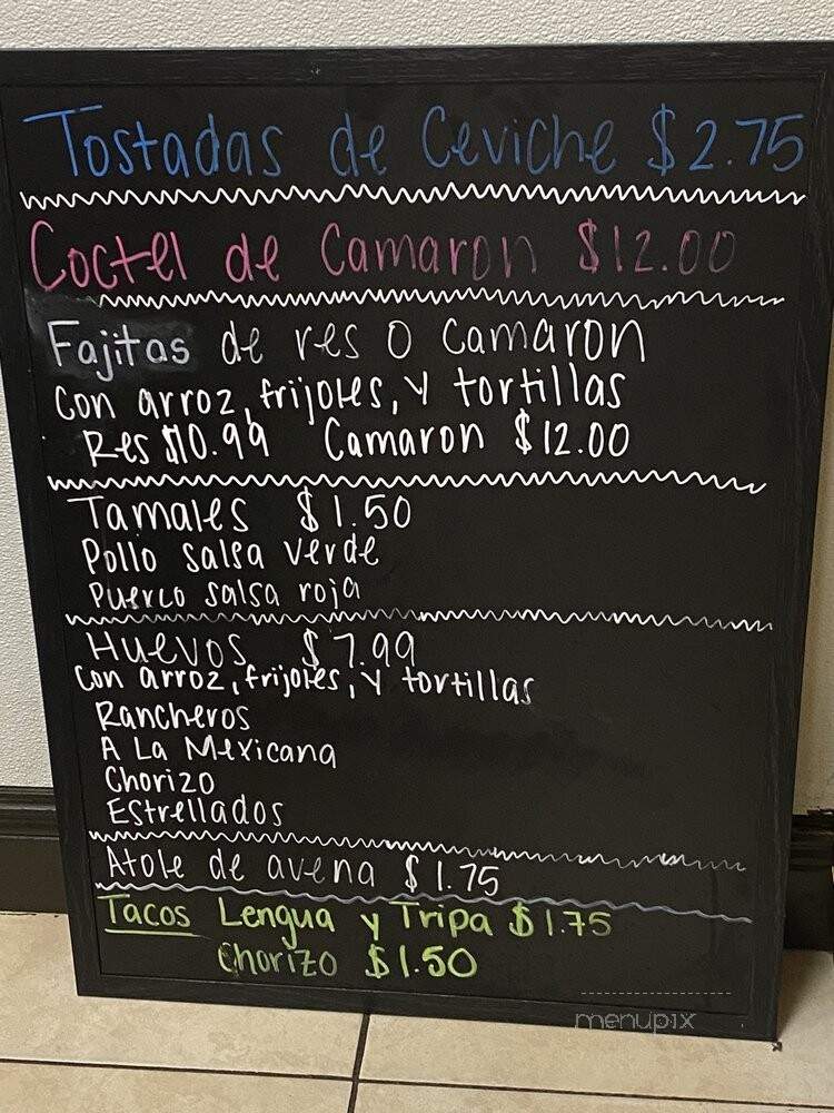 El Tarasco - Haines City, FL menu_pic