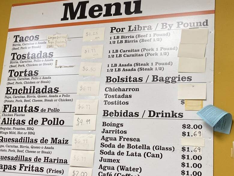 El Tarasco - Haines City, FL menu_pic