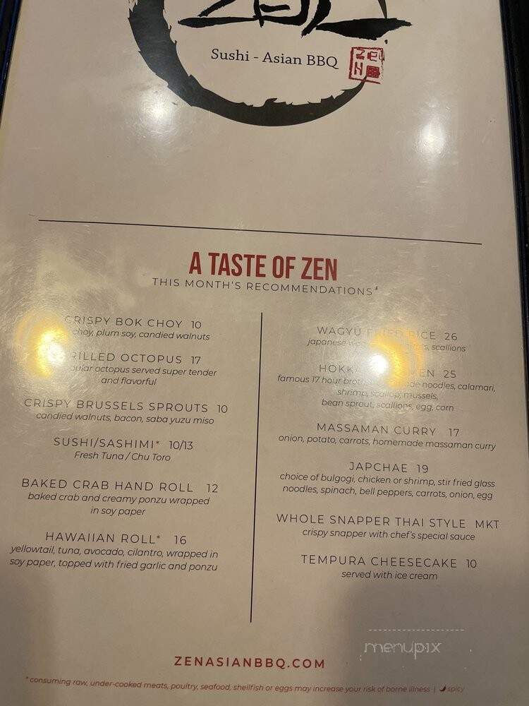 Zen Asian BBQ - Naples, FL