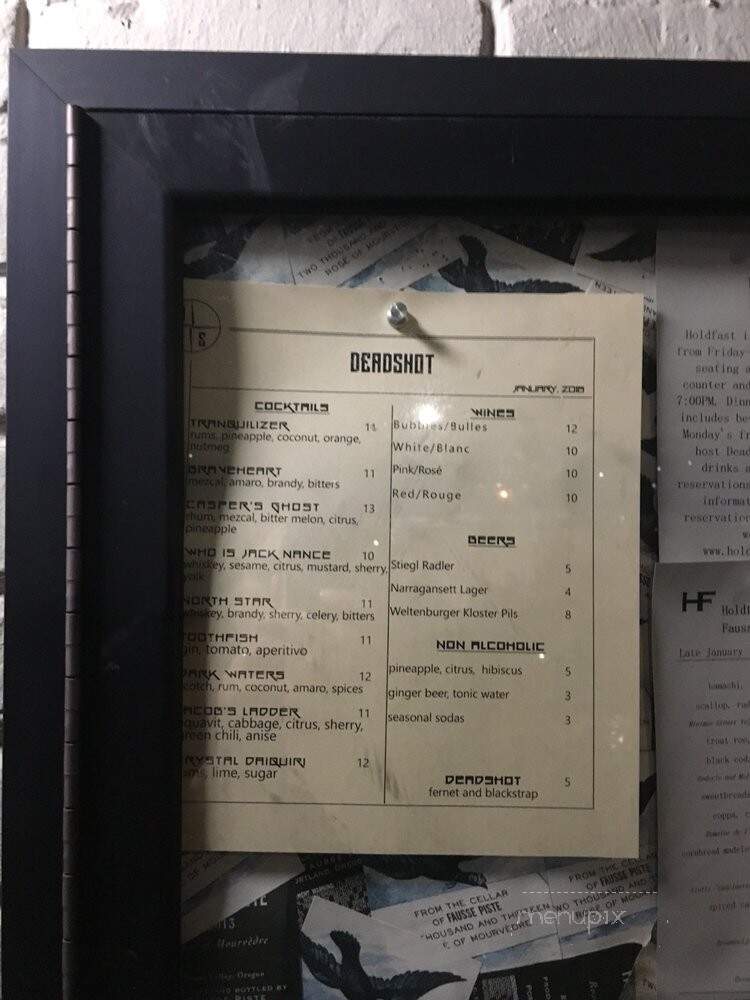 Holdfast Dining - Portland, OR menu_pic