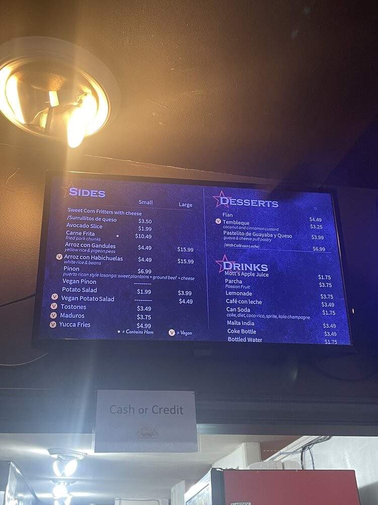 The Jibarito Stop - Chicago, IL menu_pic