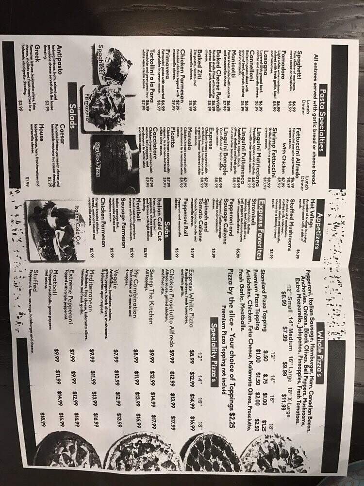 Italia Express - Oklahoma City, OK menu_pic
