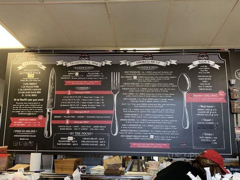 One90 Smoked Meats - Dallas, TX menu_pic