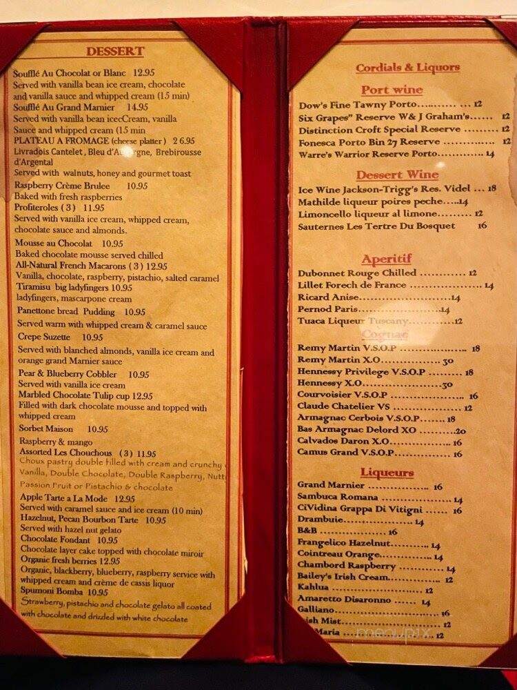 Le Petit Restaurant - Sherman Oaks, CA menu_pic