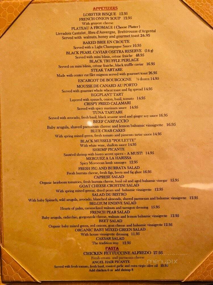 Le Petit Restaurant - Sherman Oaks, CA menu_pic