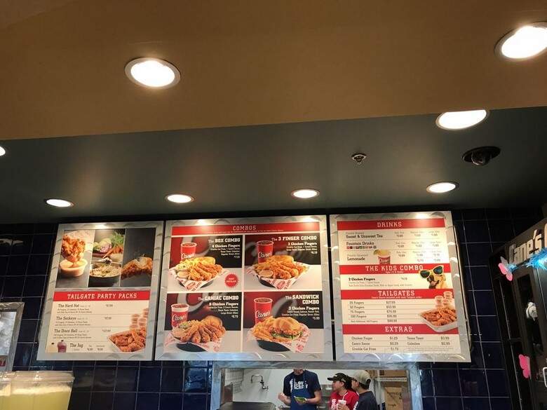 Raising Cane's Chicken Fingers - Flagstaff, AZ menu_pic