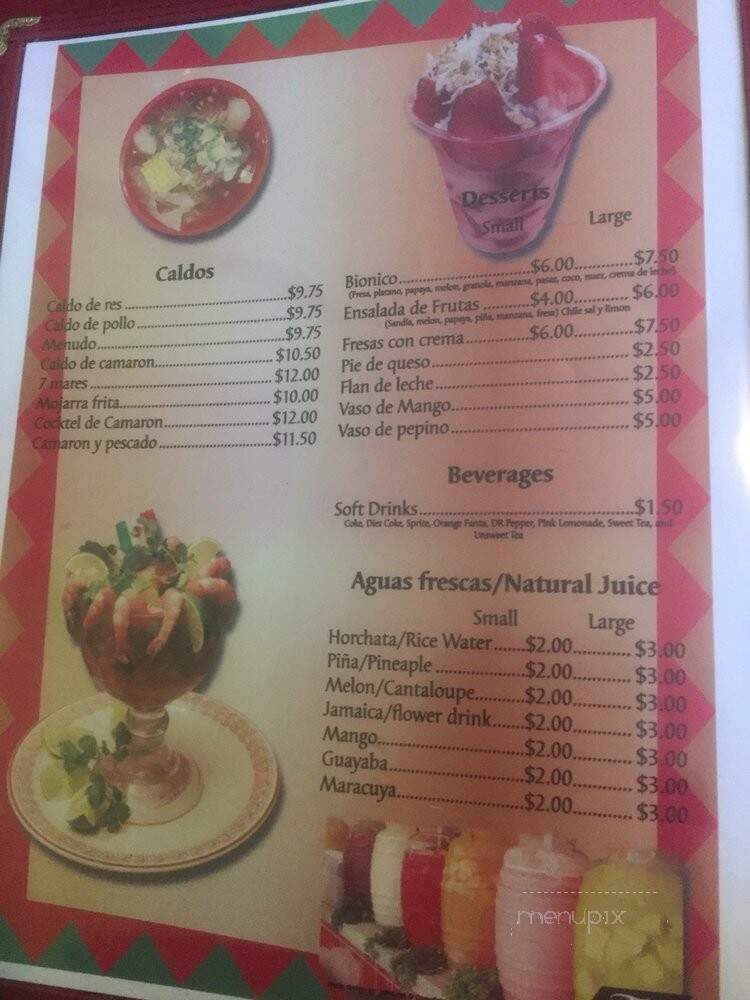 Taqueria Michoacana - Cedartown, GA menu_pic
