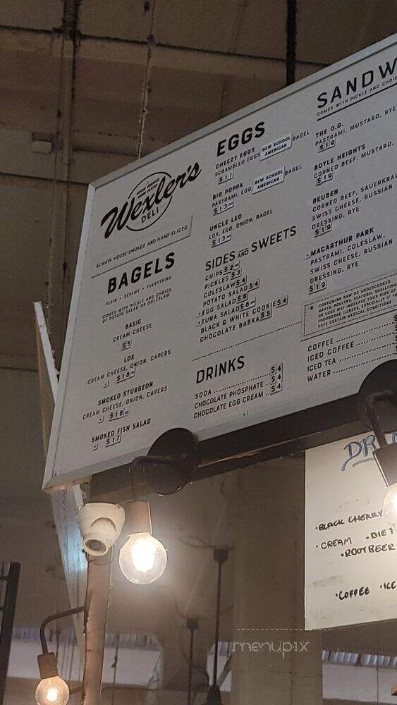 Wexler's Deli Catering - Los Angeles, CA menu_pic