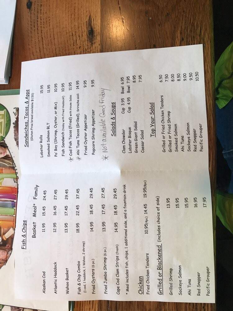 PJ's Famous Fish & Chips - Taberg, IL menu_pic