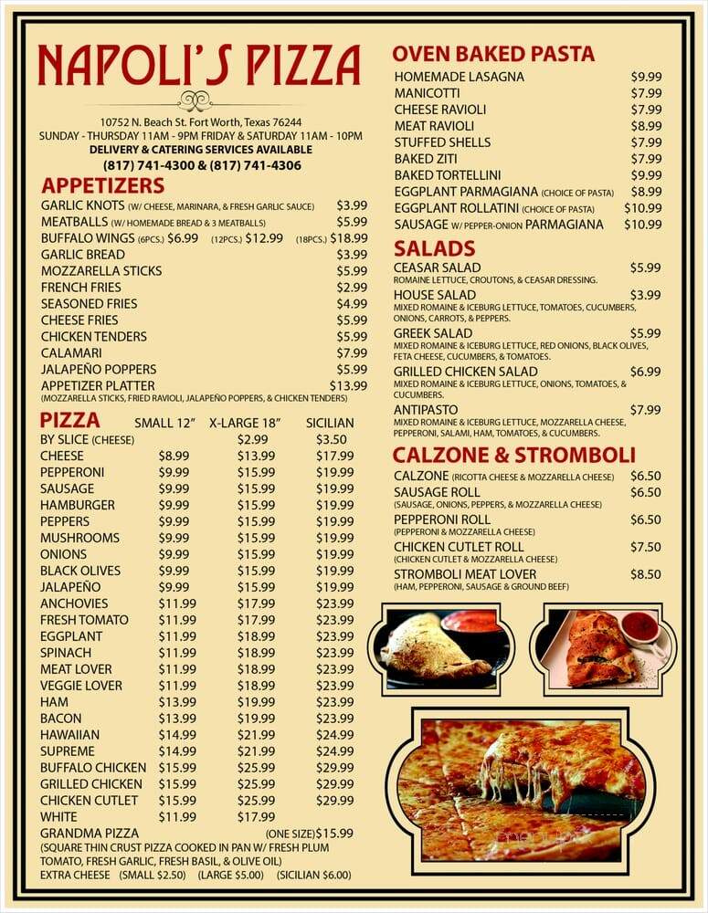 Napoli's Pizza and Pasta - Forth Worth, TX