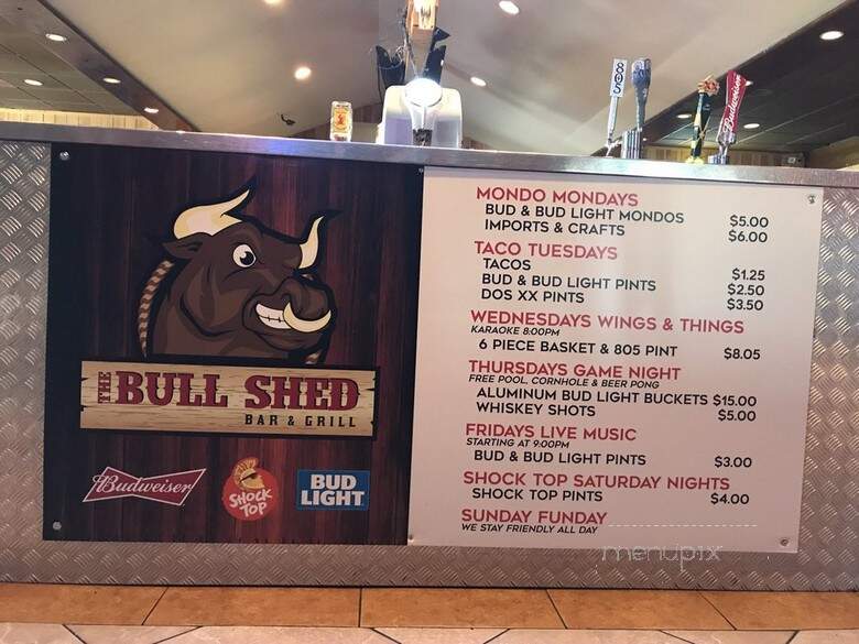 The Bull Shed Bar & Grill - Bakersfield, CA menu_pic