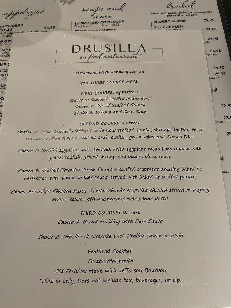Drusilla Seafood Restaurant - Baton Rouge, LA