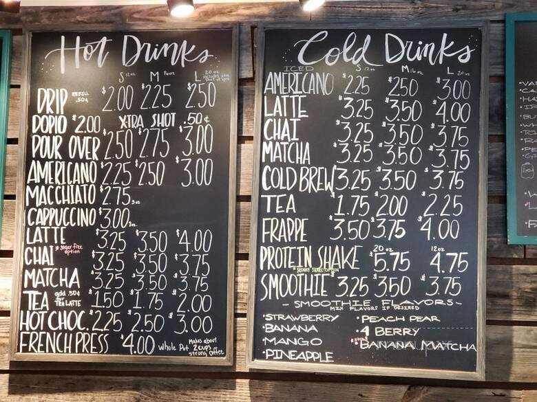 Perfect Blend Coffee House - Ada, OK menu_pic