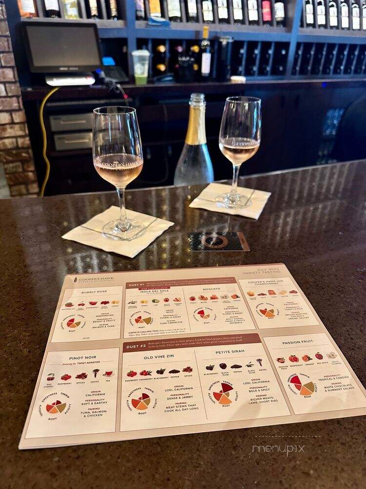Cooper's Hawk Winery & Restaurant - Jacksonville, FL menu_pic