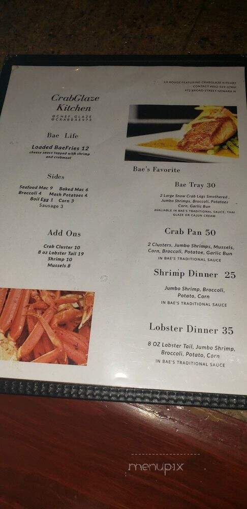 LaRouge Restaurant and Lounge - Newark, NJ menu_pic