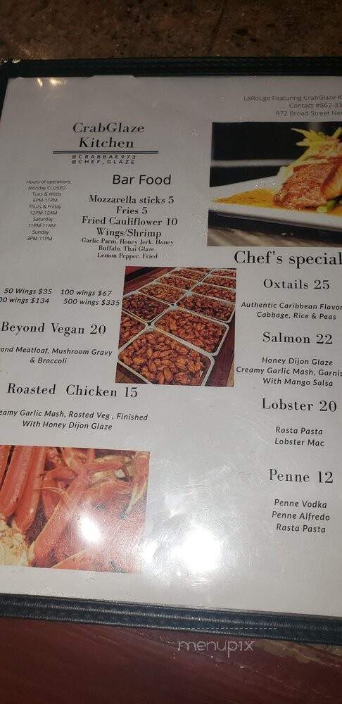 LaRouge Restaurant and Lounge - Newark, NJ menu_pic