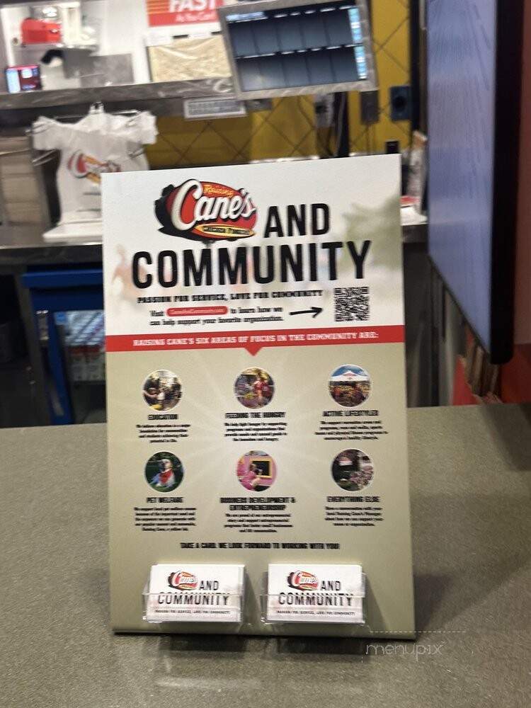 Raising Cane's Chicken Fingers - Las Vegas, NV menu_pic