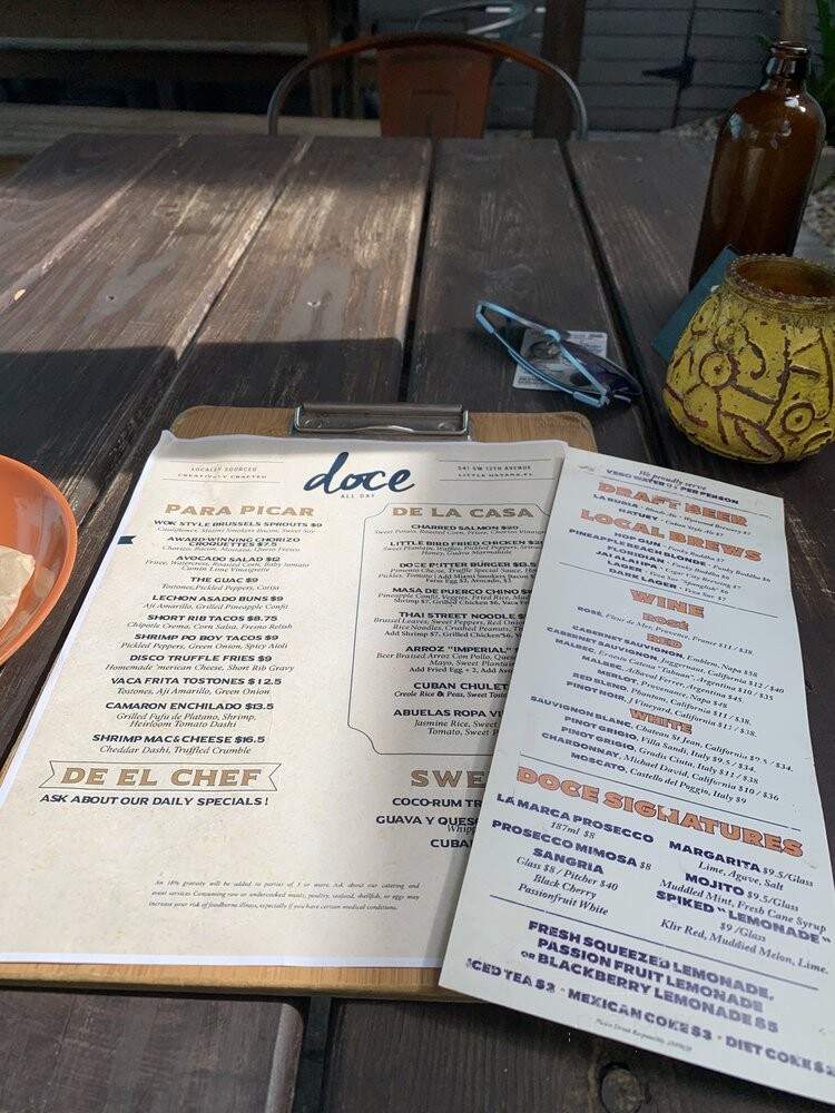Doce Provisions - Miami, FL menu_pic