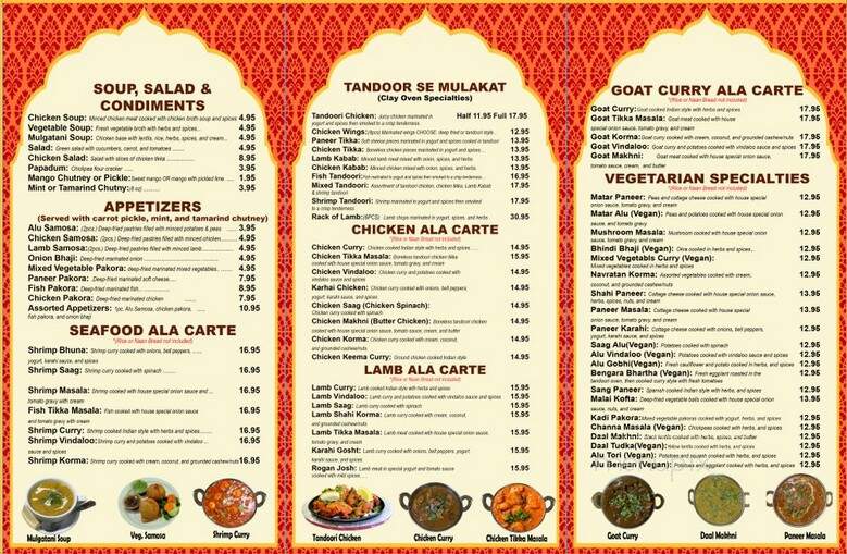 India's Tandoori Halal Restaurant - Hawthorne, CA menu_pic