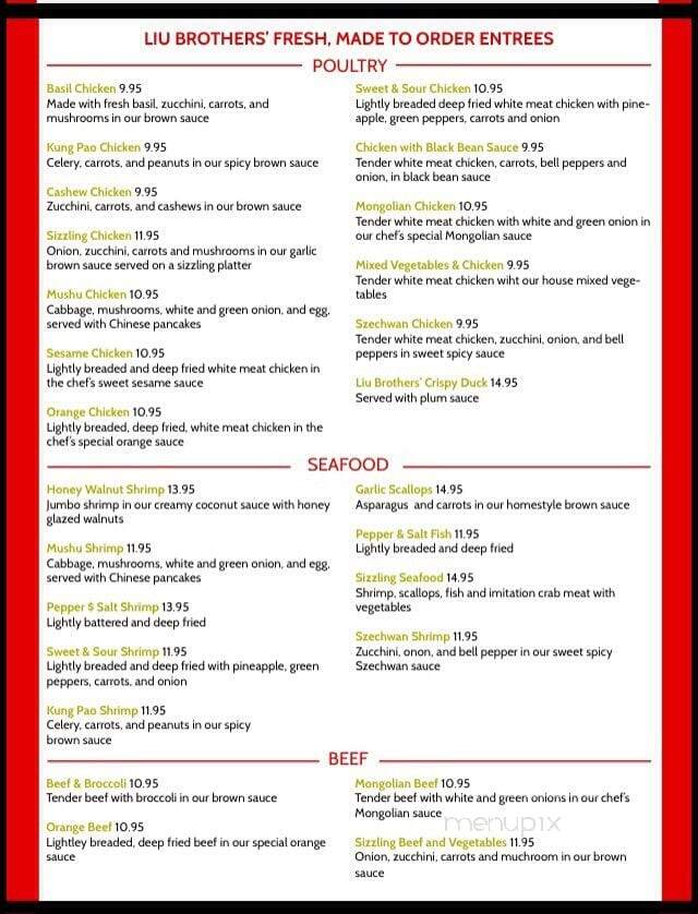 Chamber Red Chinese Bistro - Saint Charles, IL menu_pic