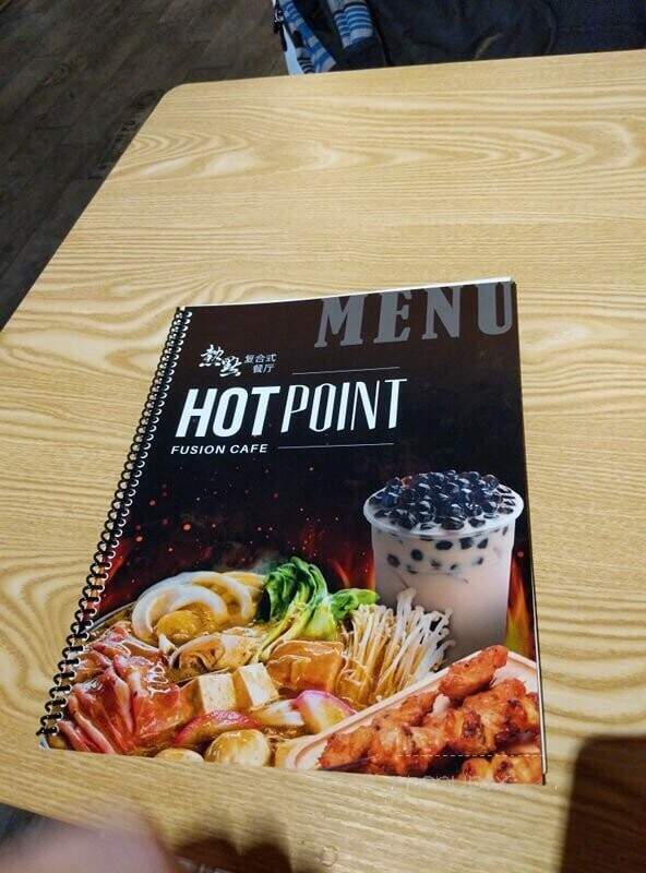 Hot Point Fusion Cafe - Calgary, AB menu_pic