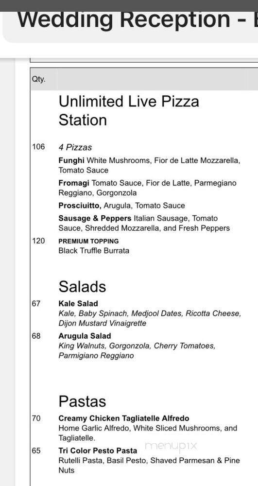 Basil Pizza Bar Catering - Los Angeles, CA menu_pic