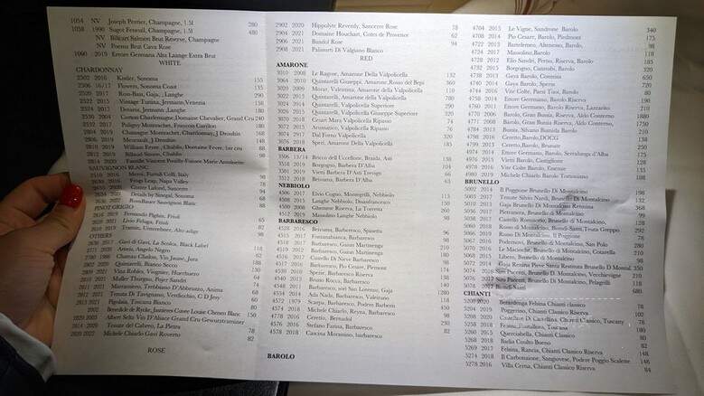 Osteria Del Pastaio - Chicago, IL menu_pic