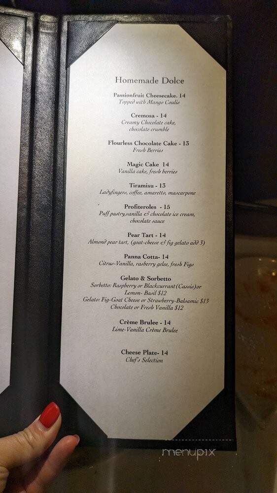 Osteria Del Pastaio - Chicago, IL menu_pic