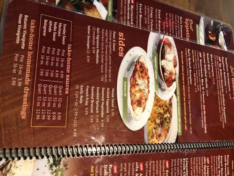 Sal's Italian Ristorante - Fort Lauderdale, FL menu_pic