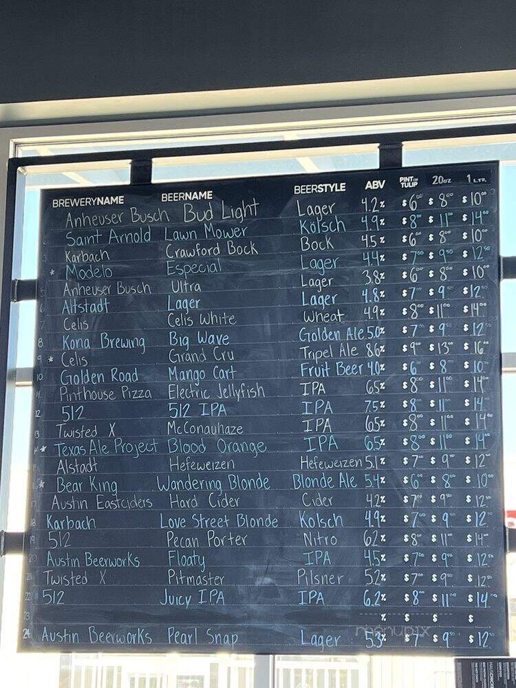 Dog Haus Biergarten Four Points - Austin, TX menu_pic