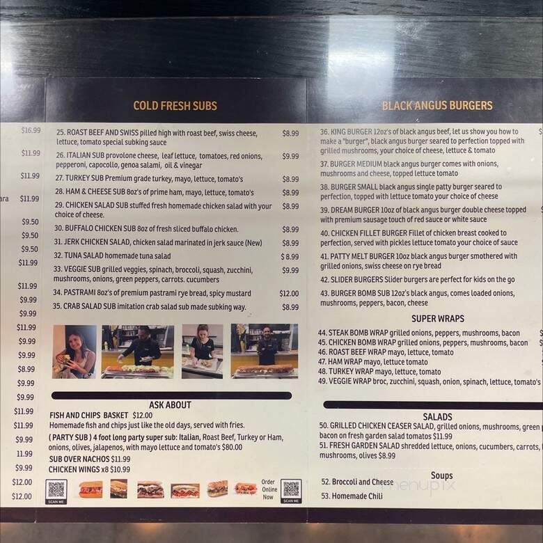 Subking - Palmetto Bay, FL menu_pic